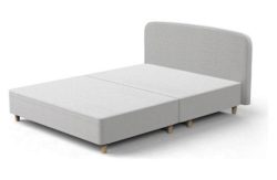 Silentnight Studio Double Curved Bed Frame - Natural.
